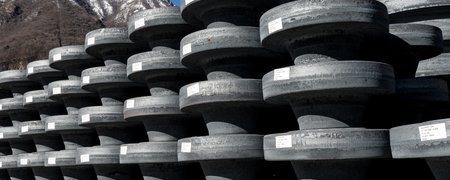 Rough flanges stock